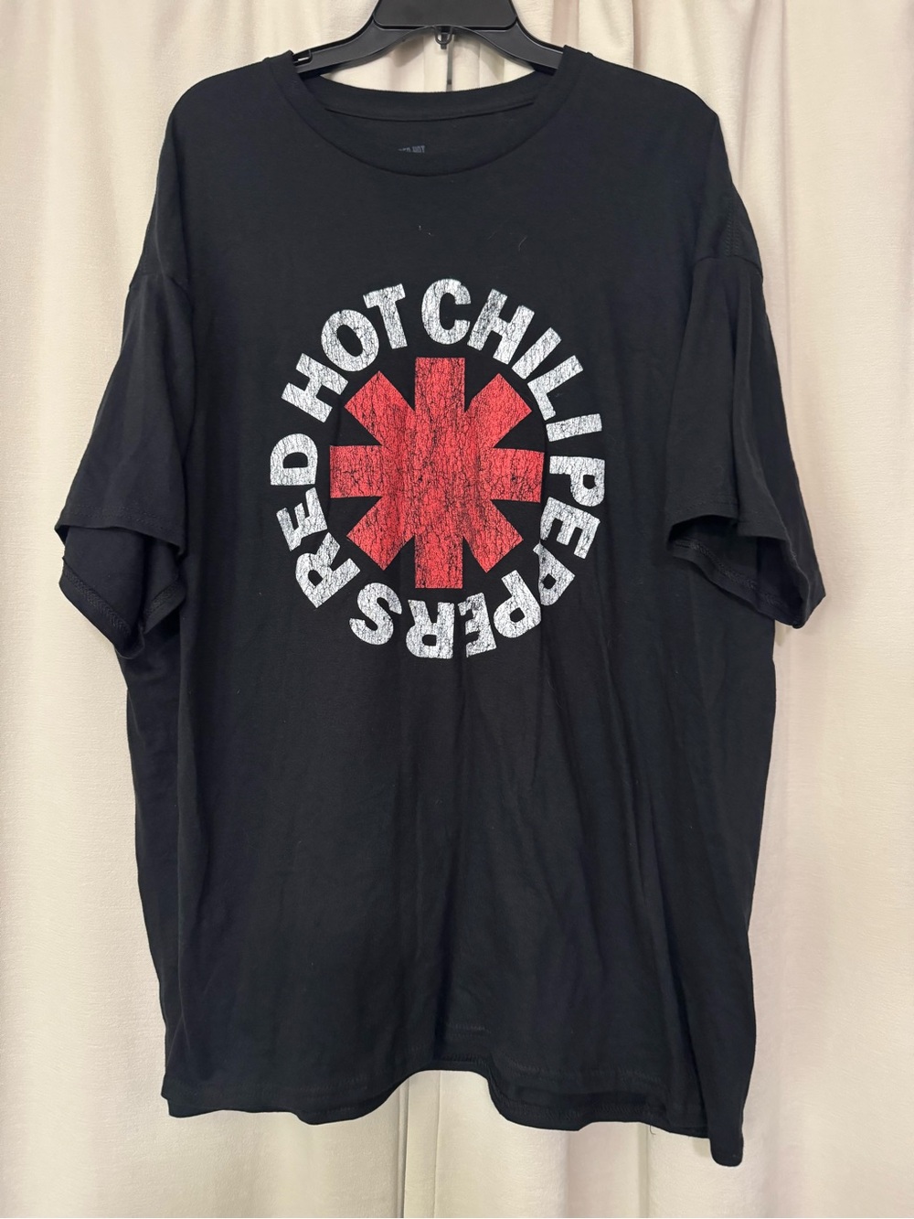 Red Hot Chili Peppers Graphic Tee - Black with Red Logo